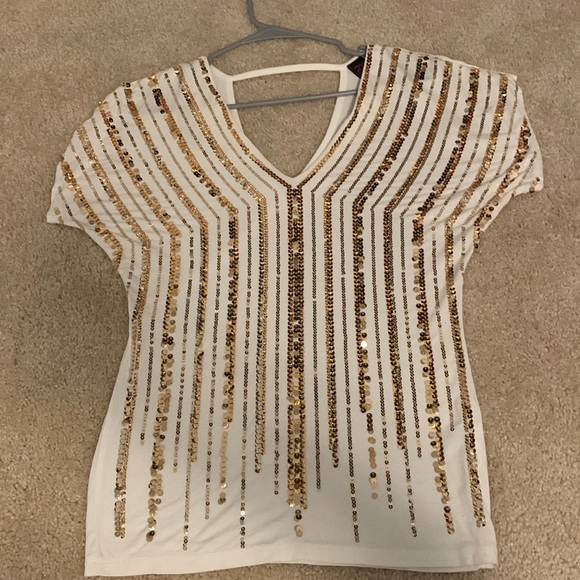 2B BeBe Sequin Top - Picture 1 of 5